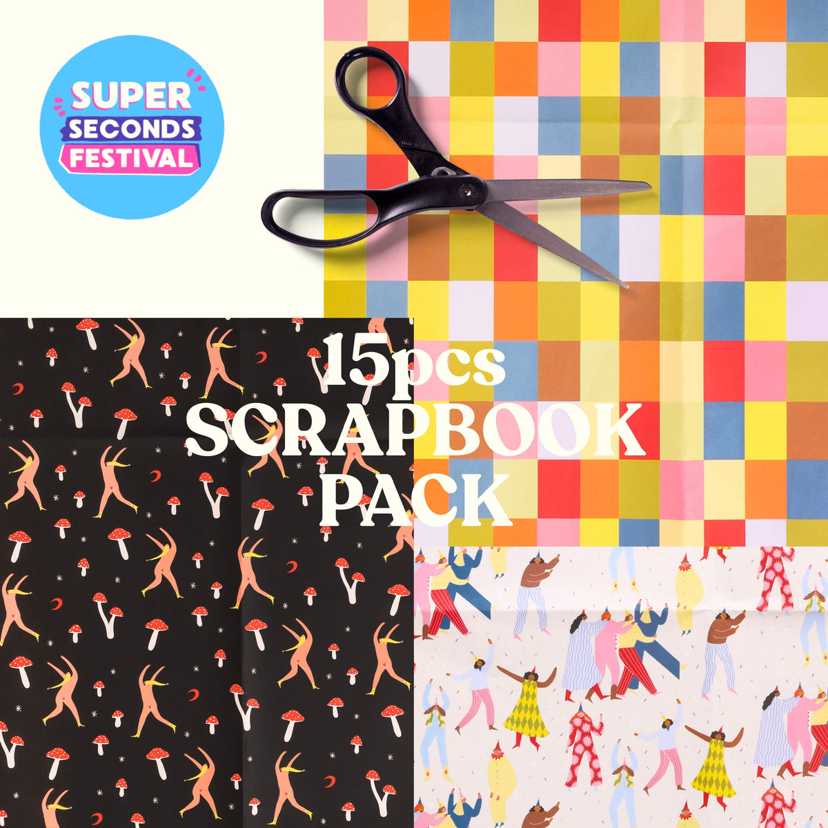 15 Piece Scrapbook Craft Pack