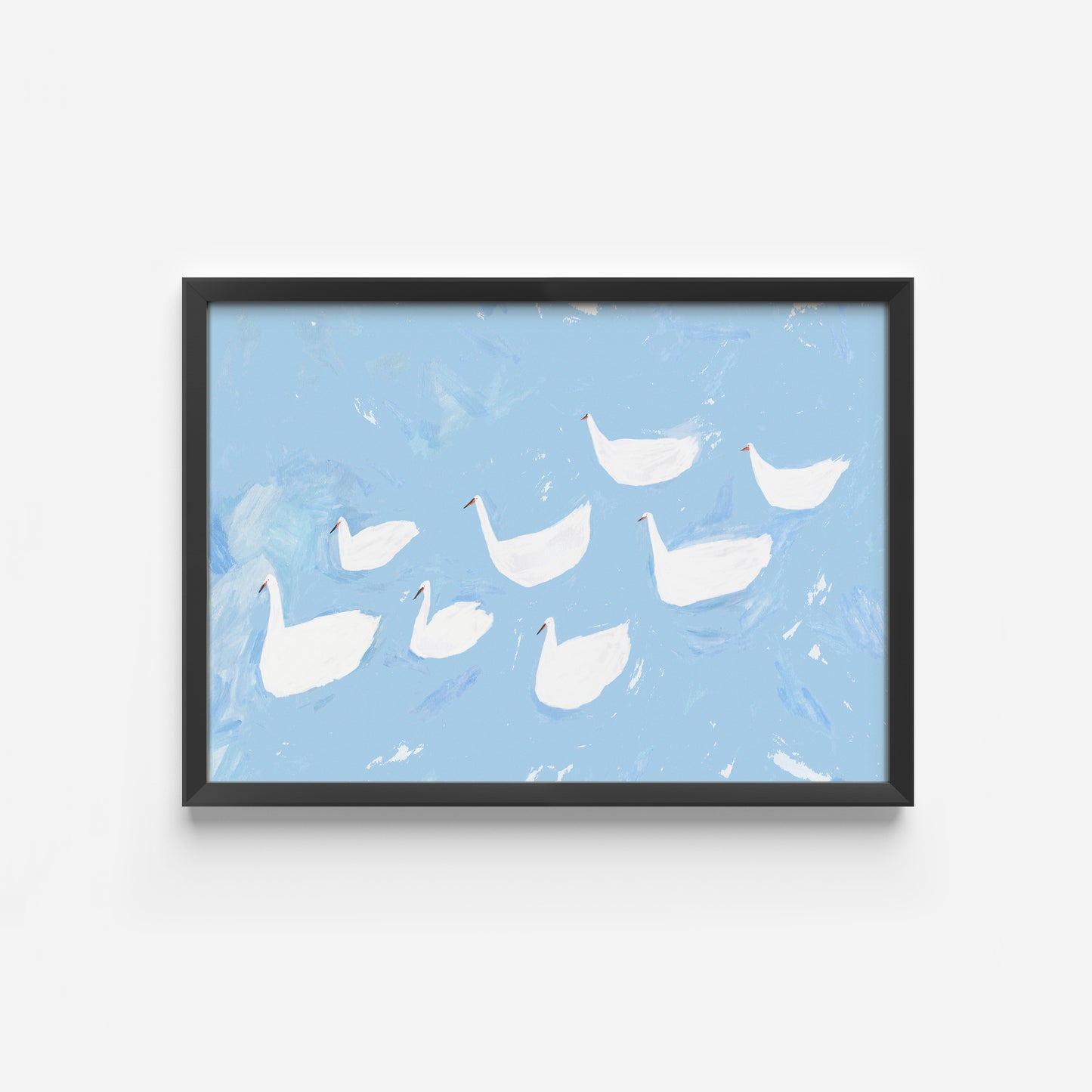 Delicate Swans Art Print image 8