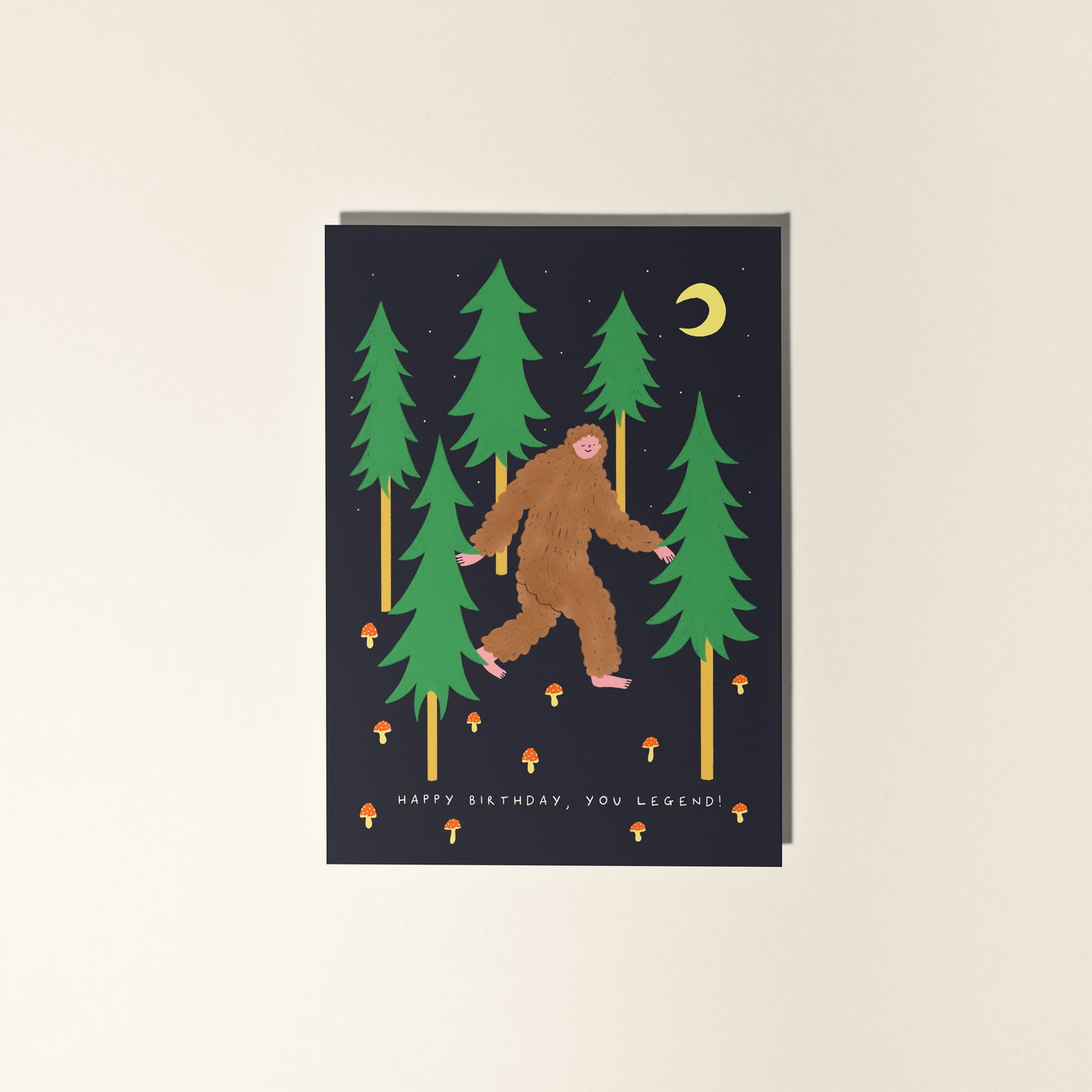 Bigfoot Legendary Birthday Card image 2