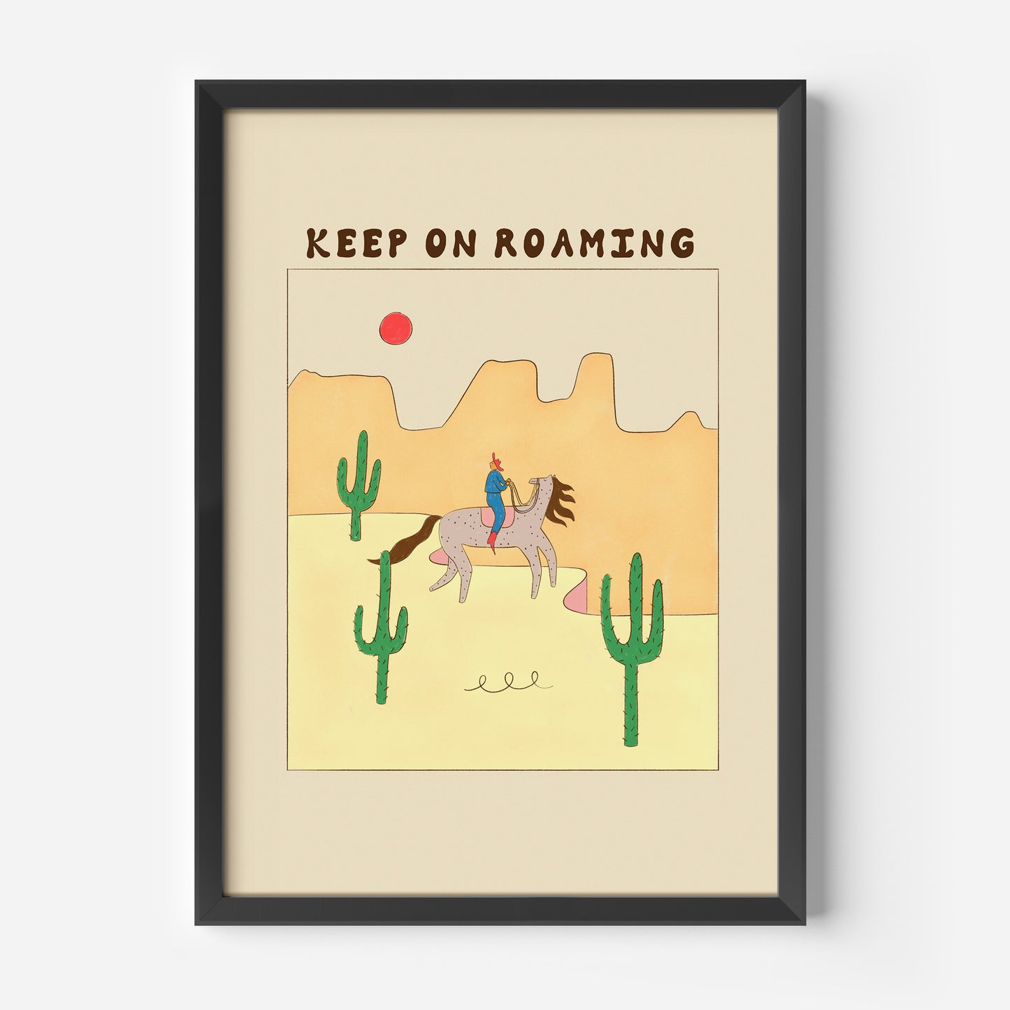 Keep On Roaming Art Print image 3