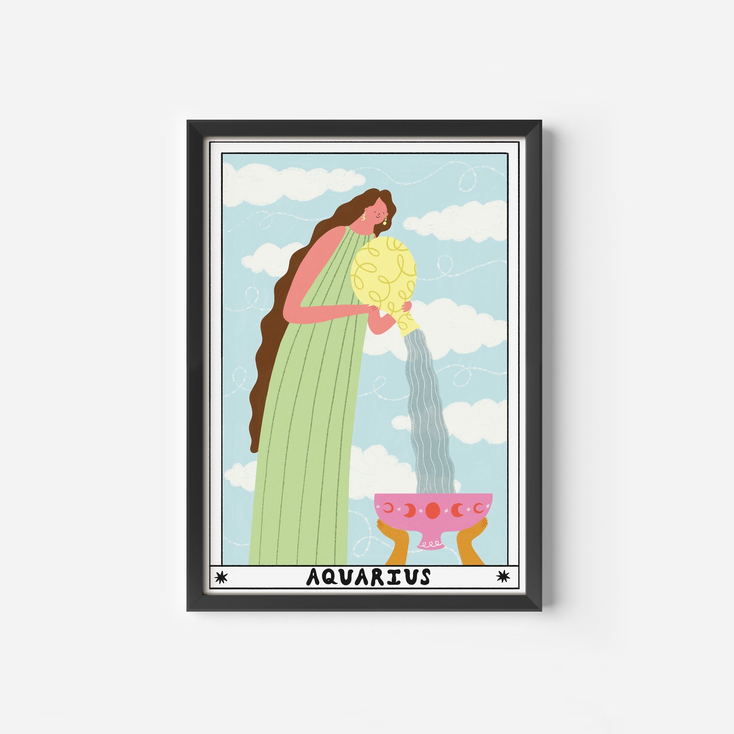 Tarot Aquarius Art Print image 2
