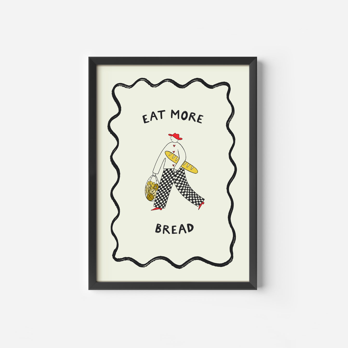 Eat More Bread Art Print image 6