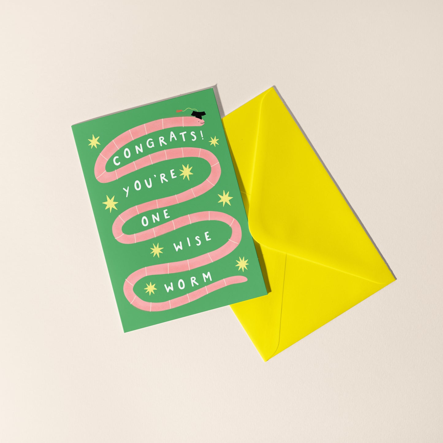 One Wise Worm Graduation Card image 2
