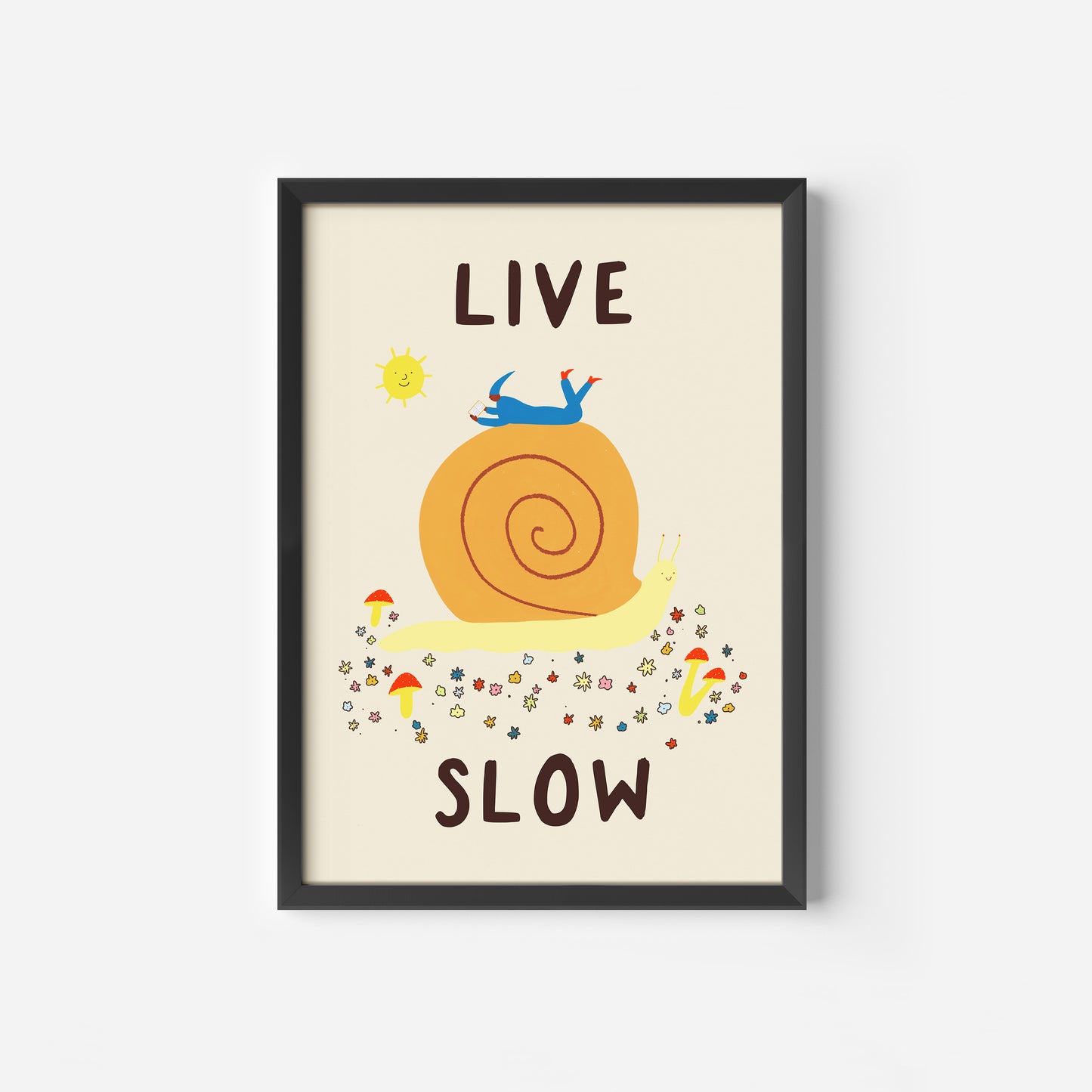 Live Slow Art Print image 5