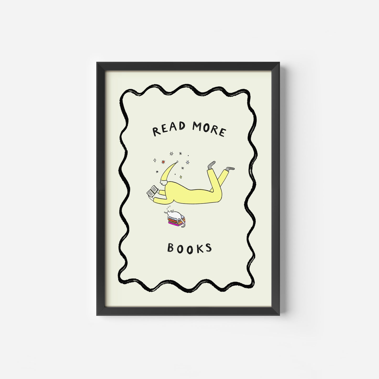 Read More Books Art Print image 6