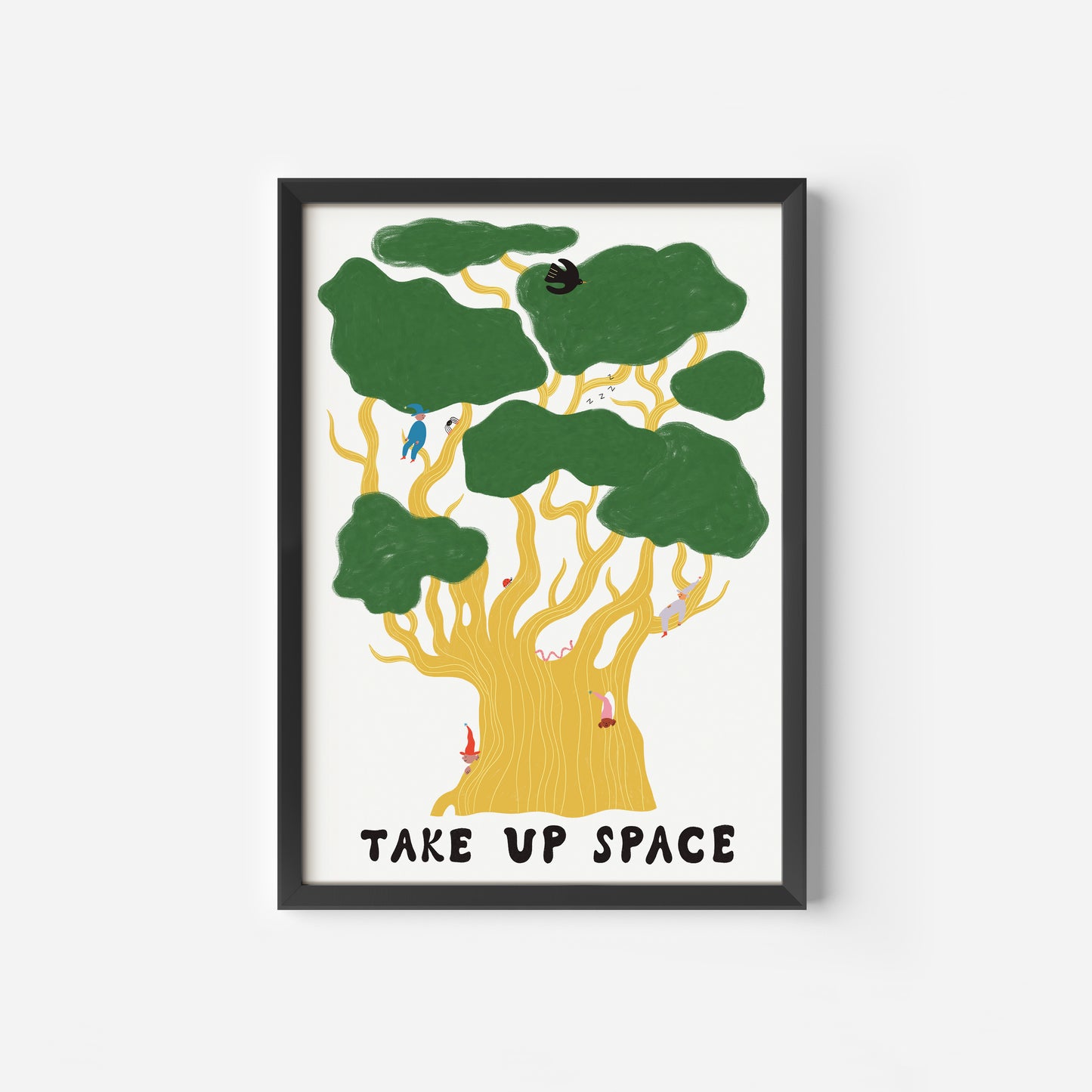 Oak Tree Take Up Space Art Print image 2