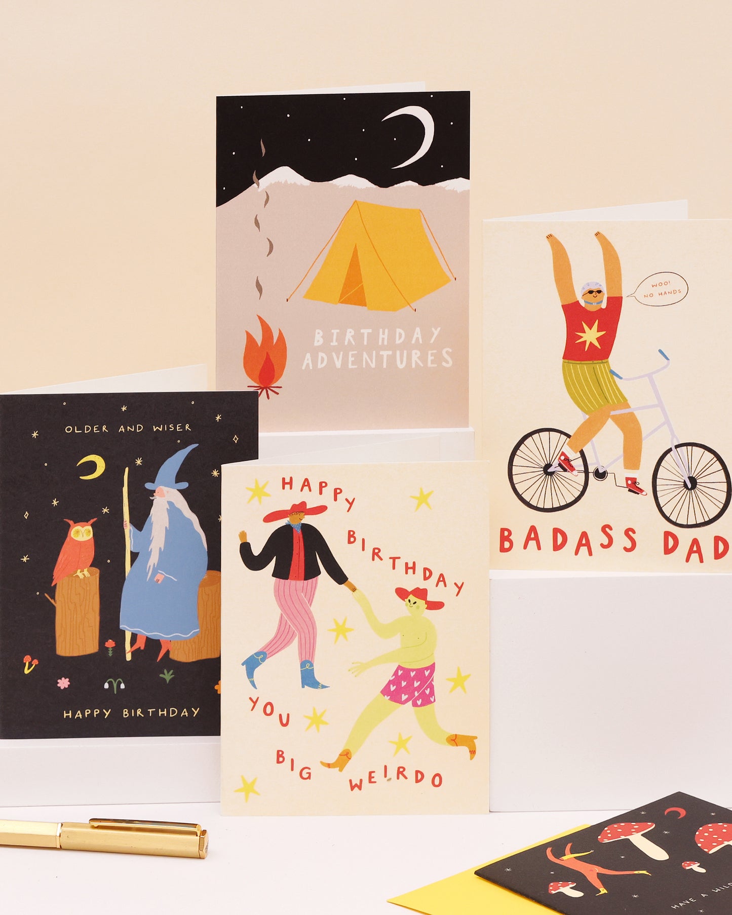 Big Weirdo Birthday Card