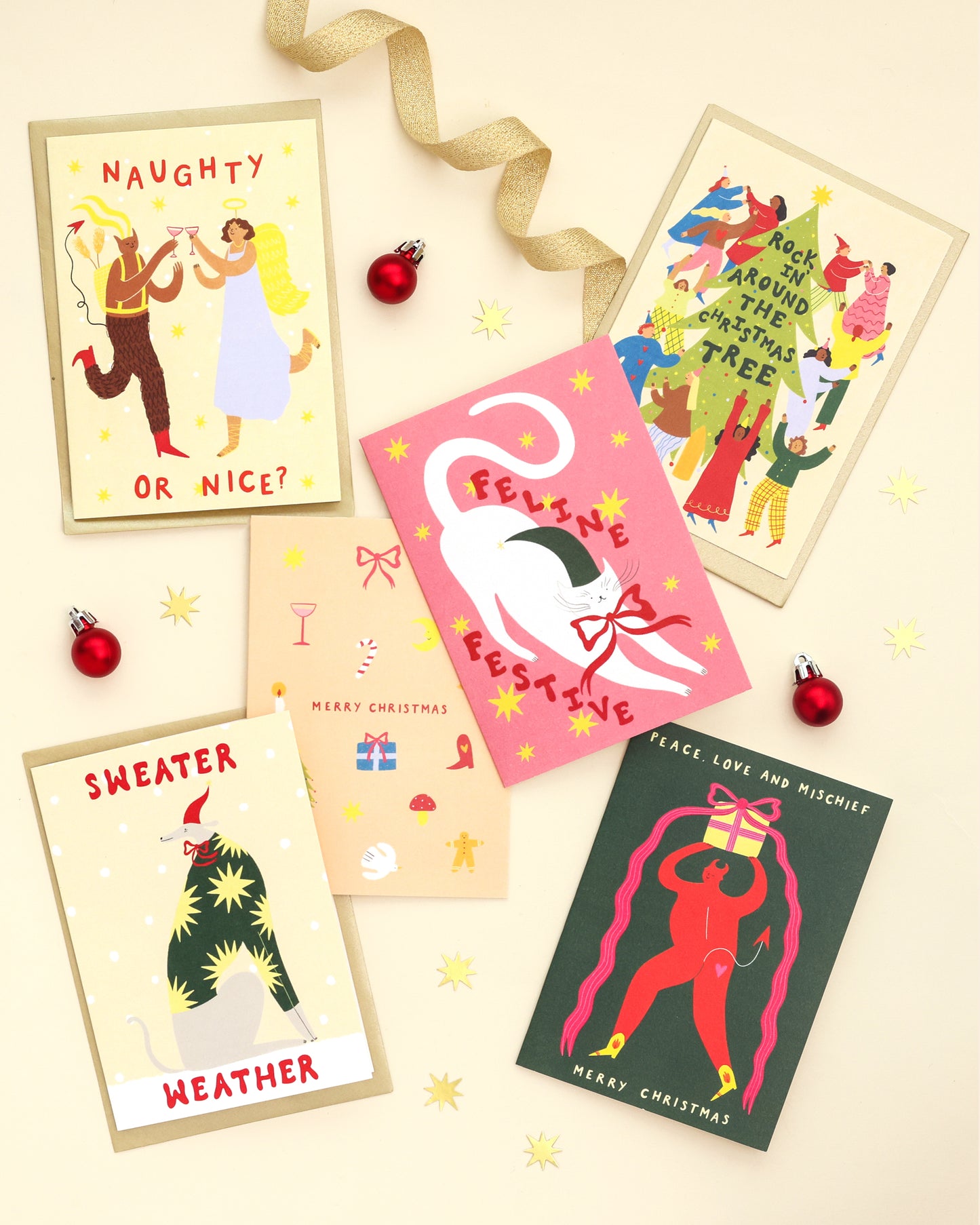 Festive Trinkets Christmas Card