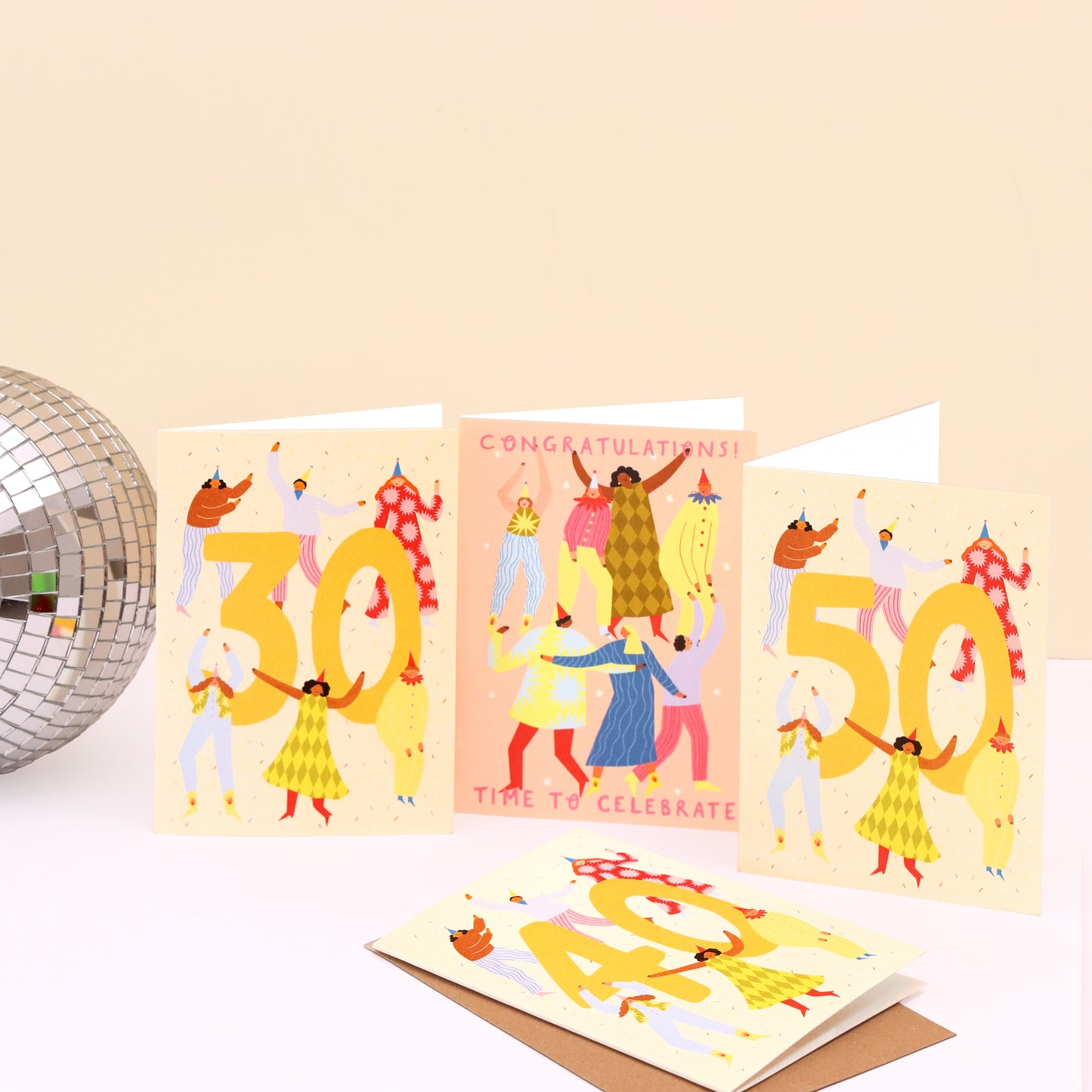 Party Time Age 50 Birthday Card