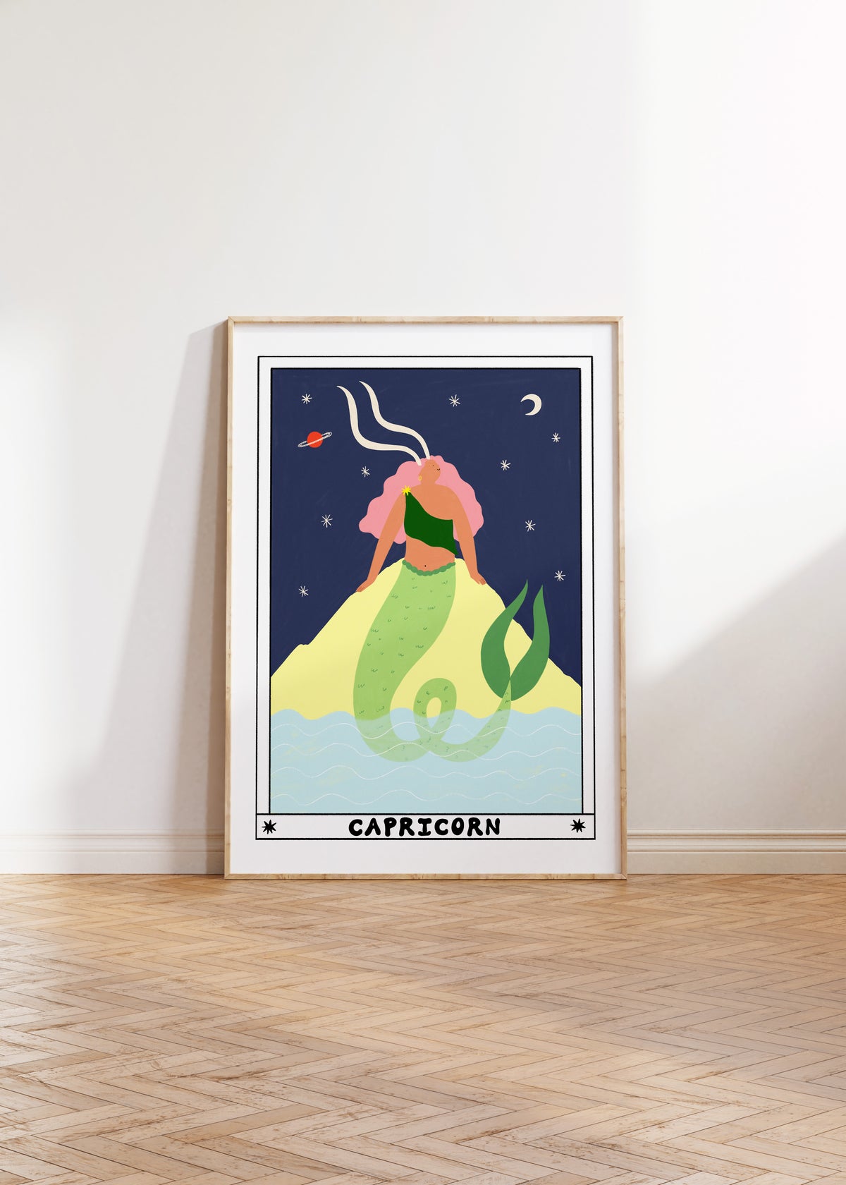 Capricorn Art Print A5