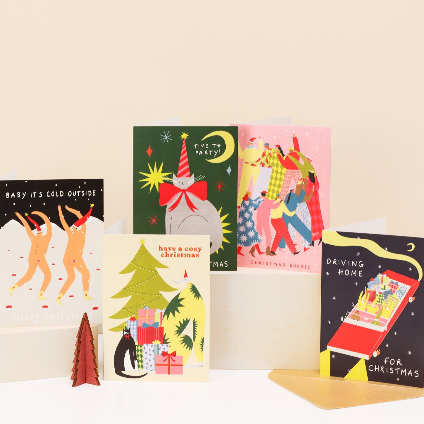 Time To Party Christmas Card image 5