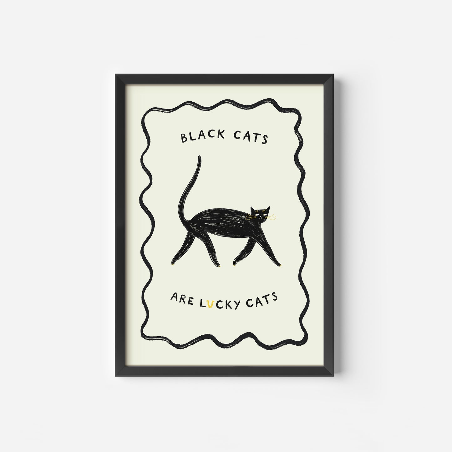 Black Cats Are Lucky Cats Art Print image 10