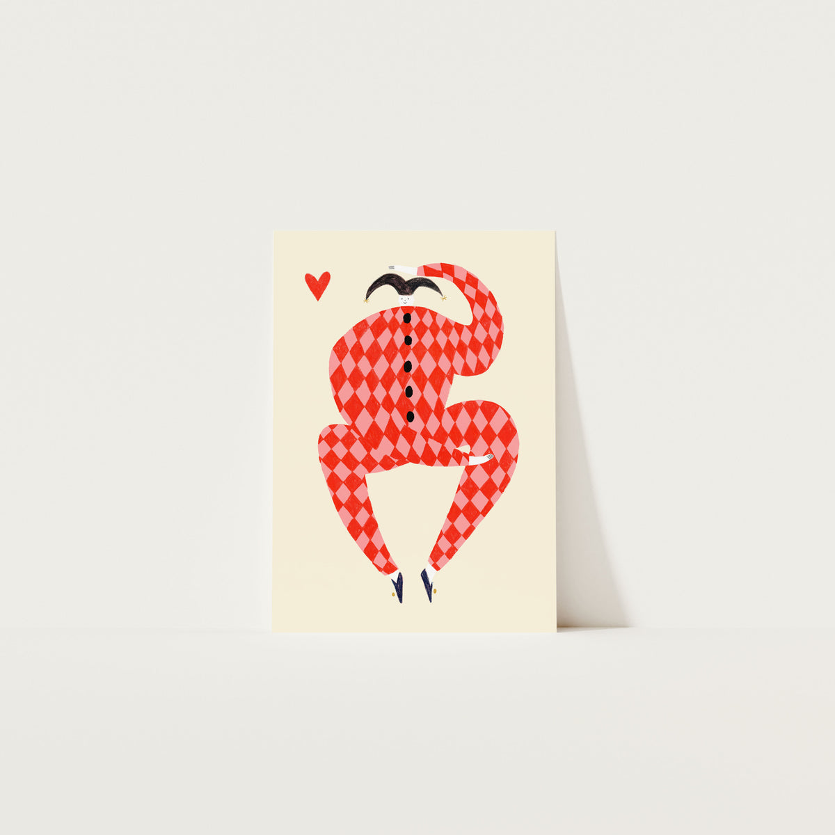 Harlequin Art Print A3