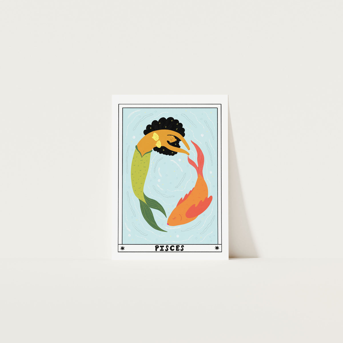 Pisces Art Print A5