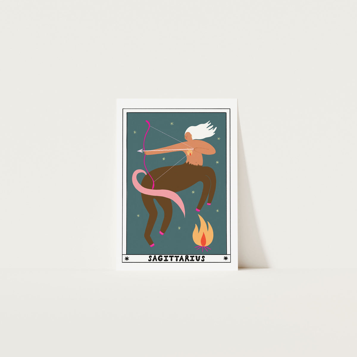 Sagittarius Art Print A5