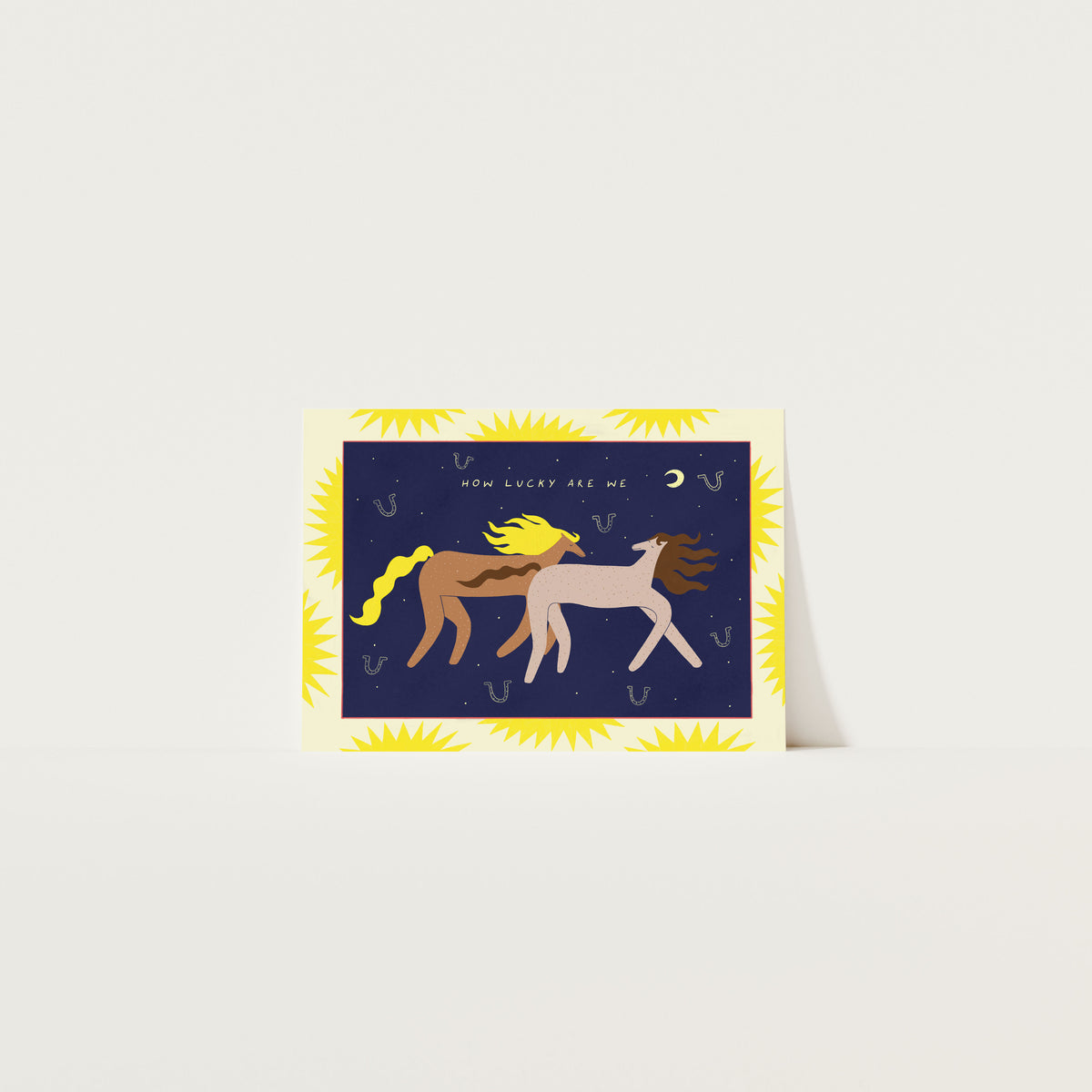 How Lucky Are We Art Print A3