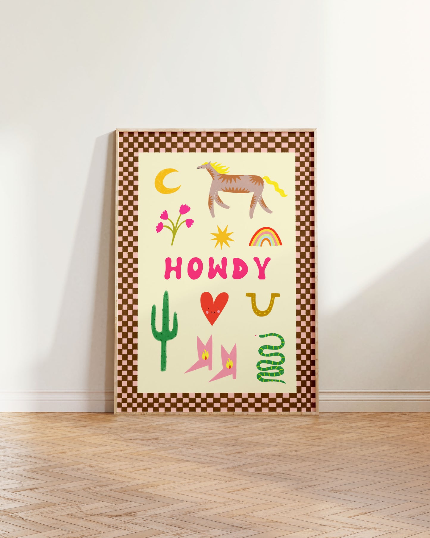 Howdy Art Print