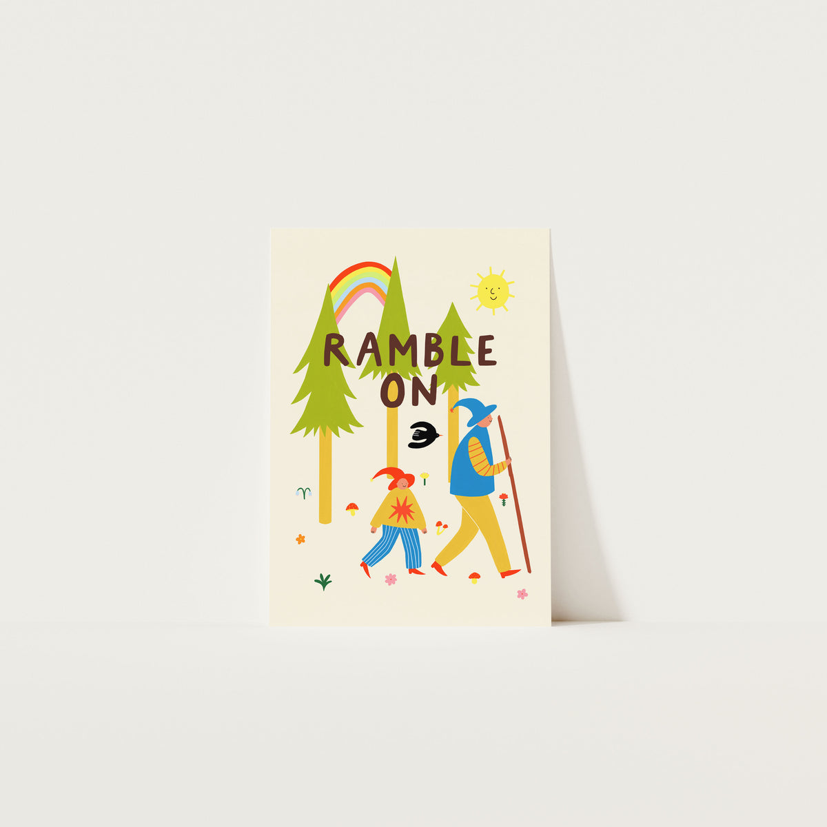 Ramble On Art Print A5