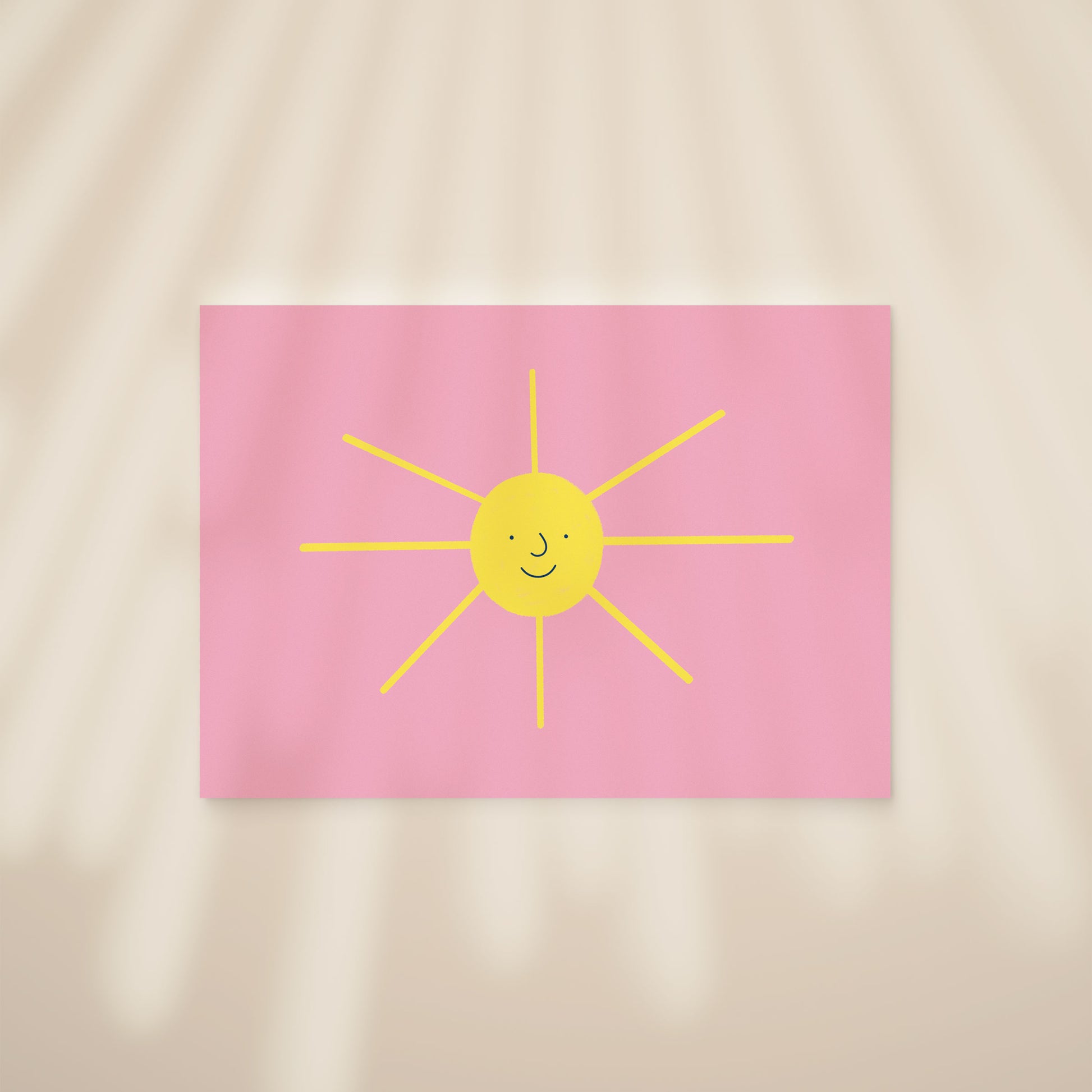 Happy Sun Postcard Print image 3