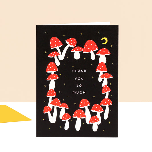 Mushroom Thank You Card image 0