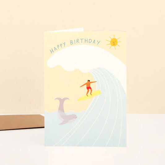 Surfer Birthday Card image 0