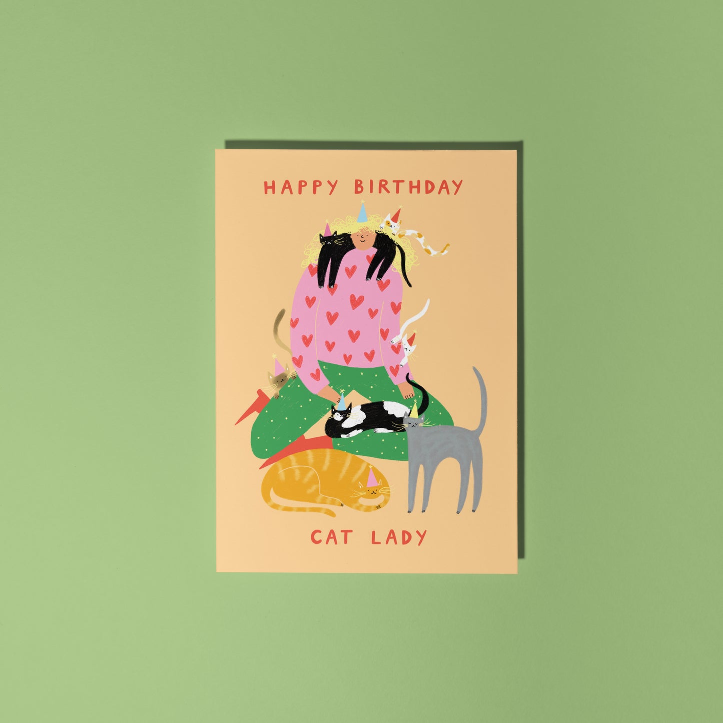Cat Lady Birthday Card image 0