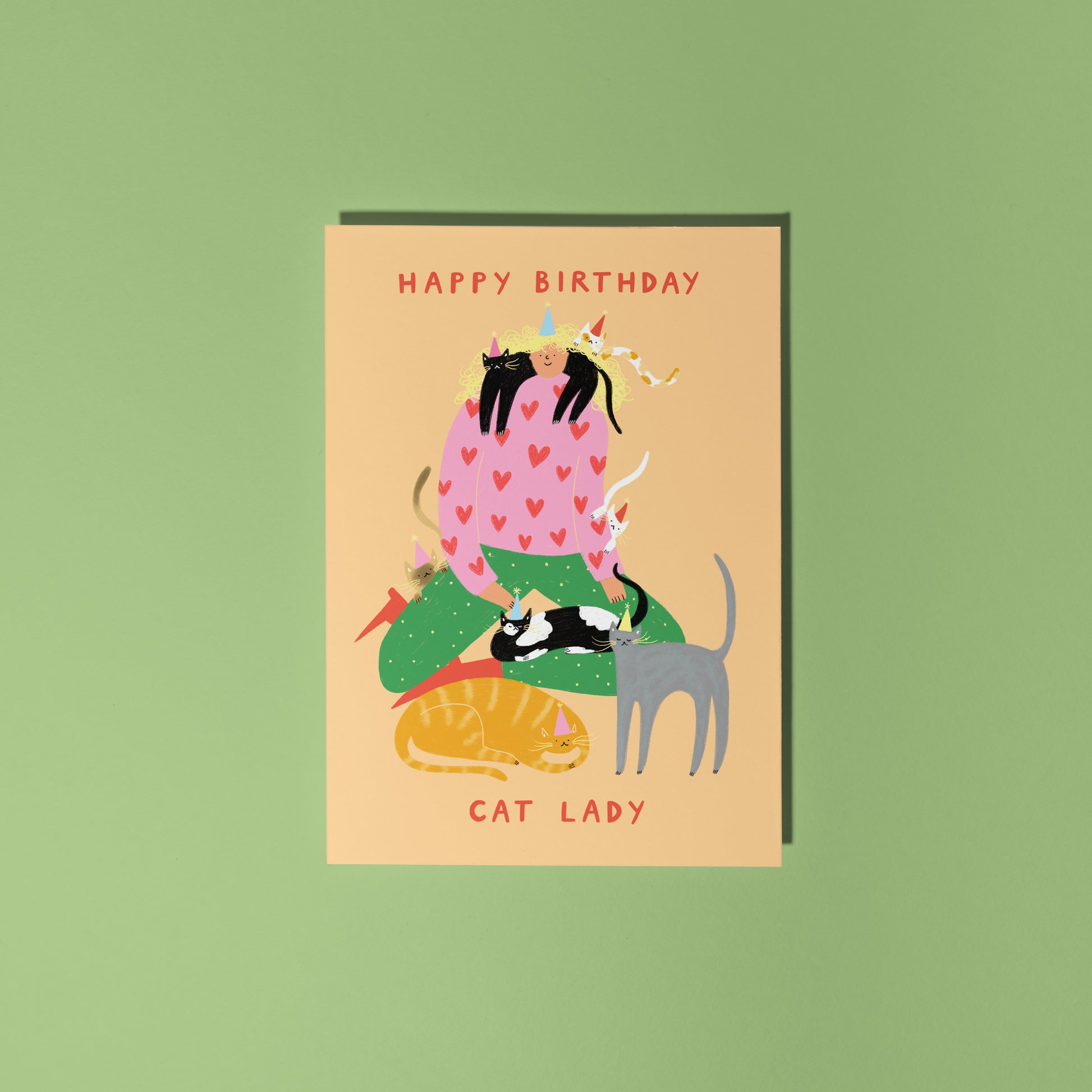 Cat Lady Birthday Card image 0