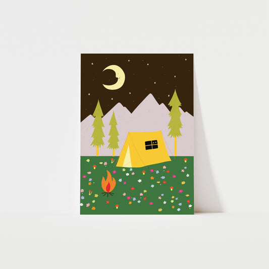 Cosy Camping Art Print image 0