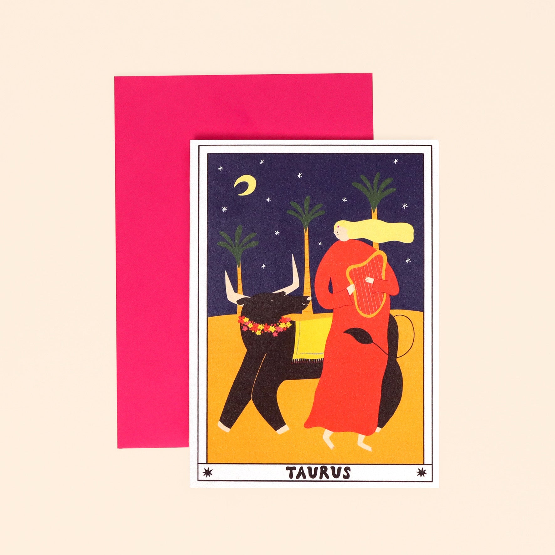 Tarot Taurus Birthday Card image 1