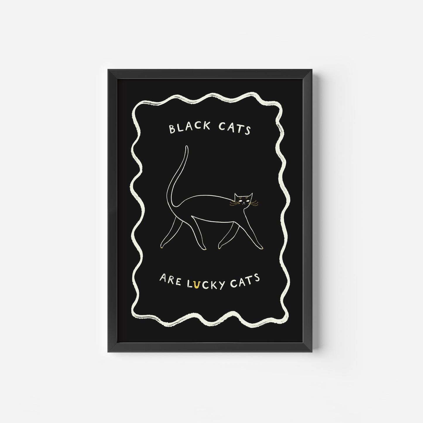 Black Cats Are Lucky Cats Art Print image 7