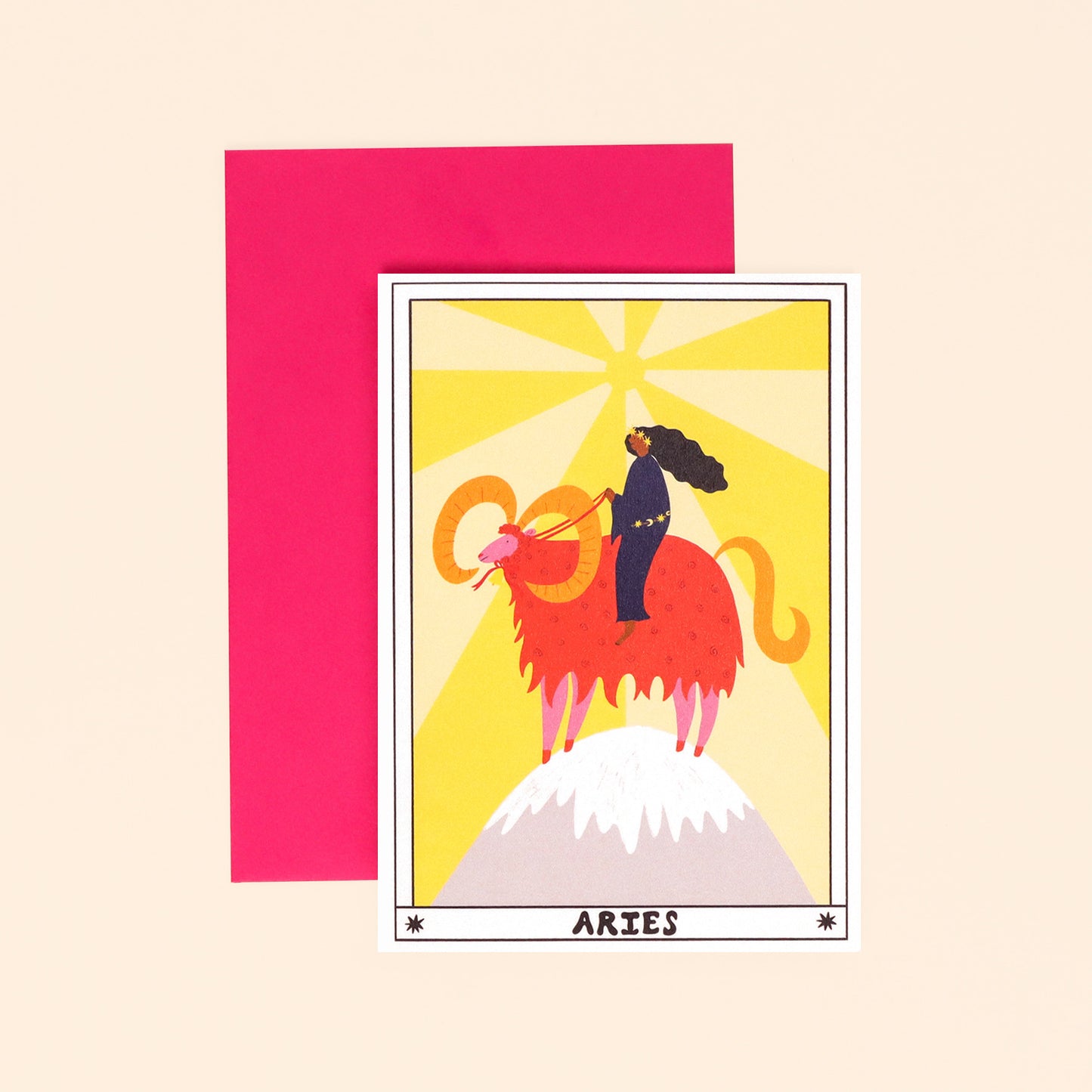 Tarot Aries Birthday Card image 1