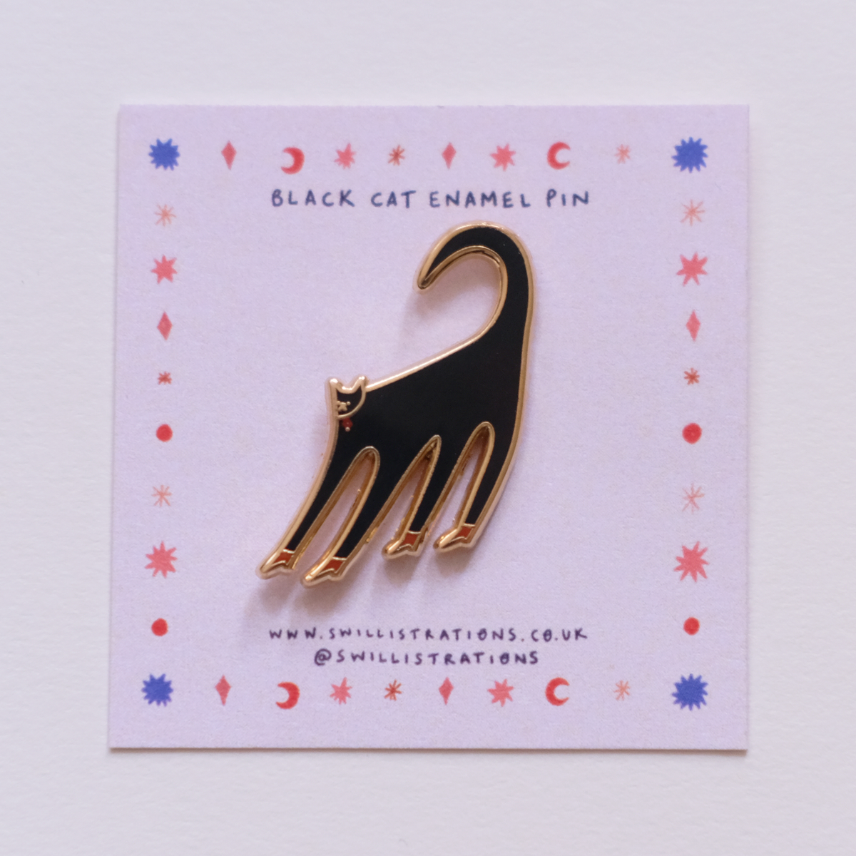 Black Cat Pin
