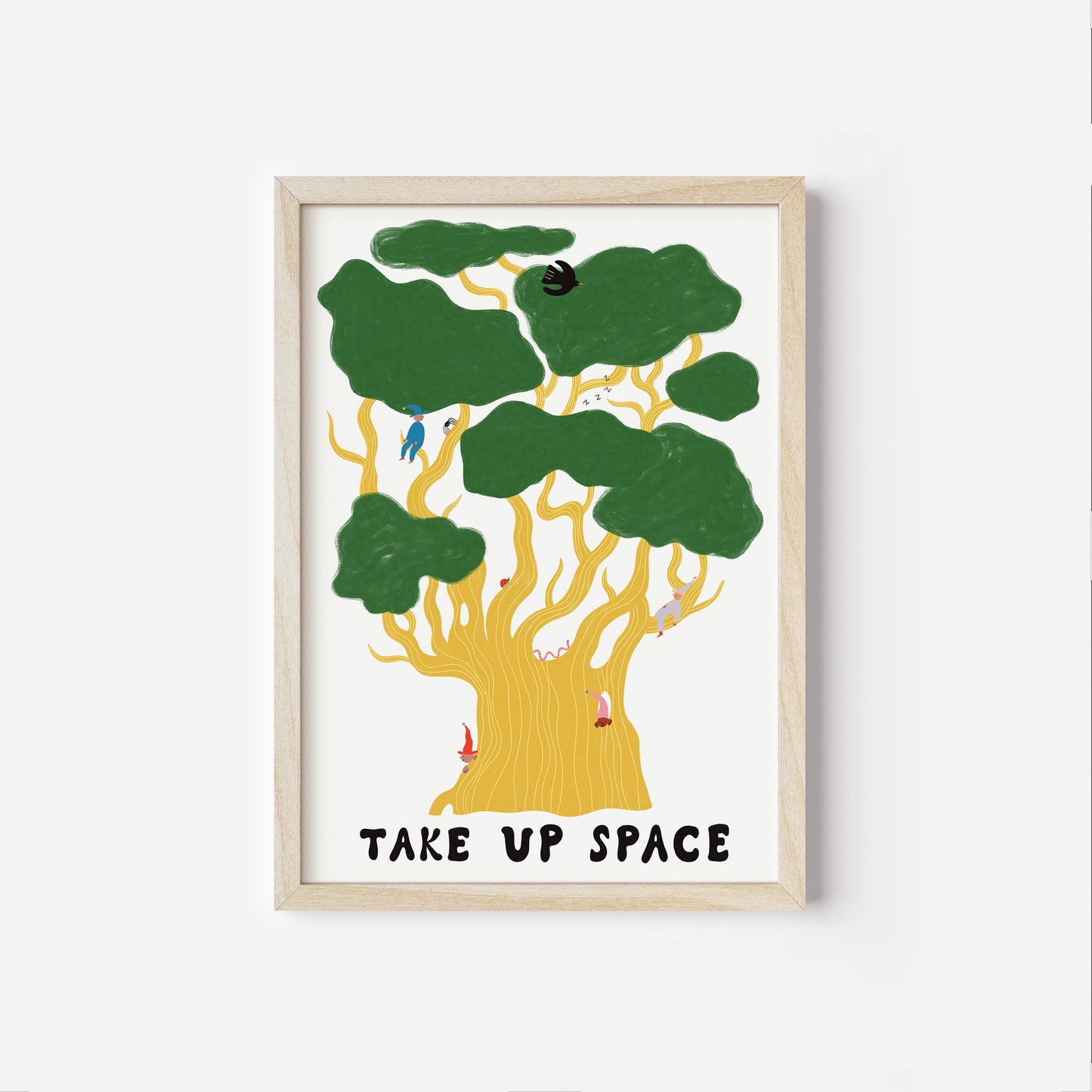 Oak Tree Take Up Space Art Print image 3