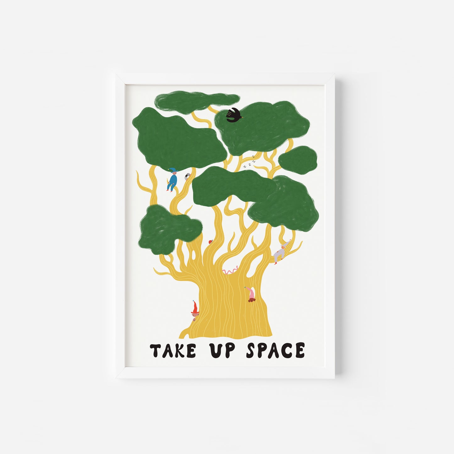 Oak Tree Take Up Space Art Print image 1