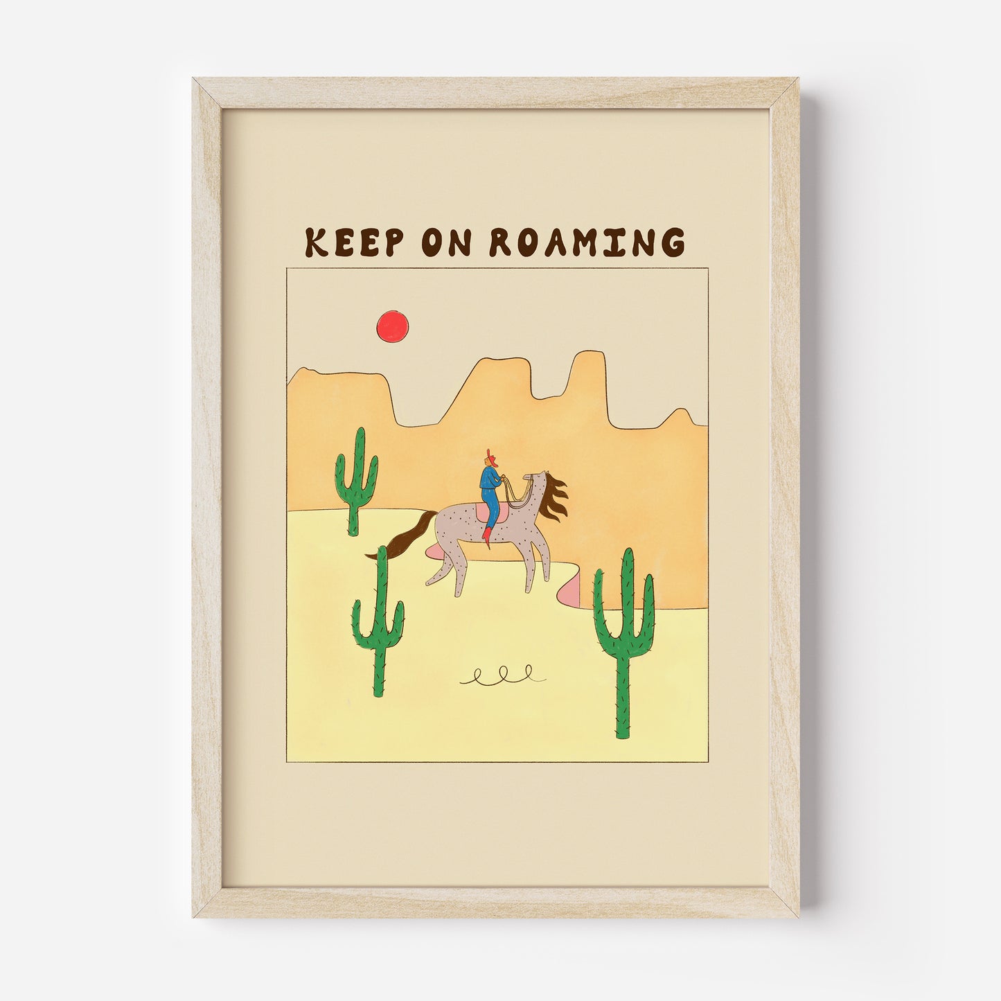 Keep On Roaming Art Print image 4