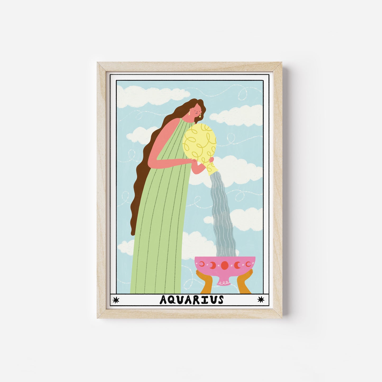 Tarot Aquarius Art Print image 3