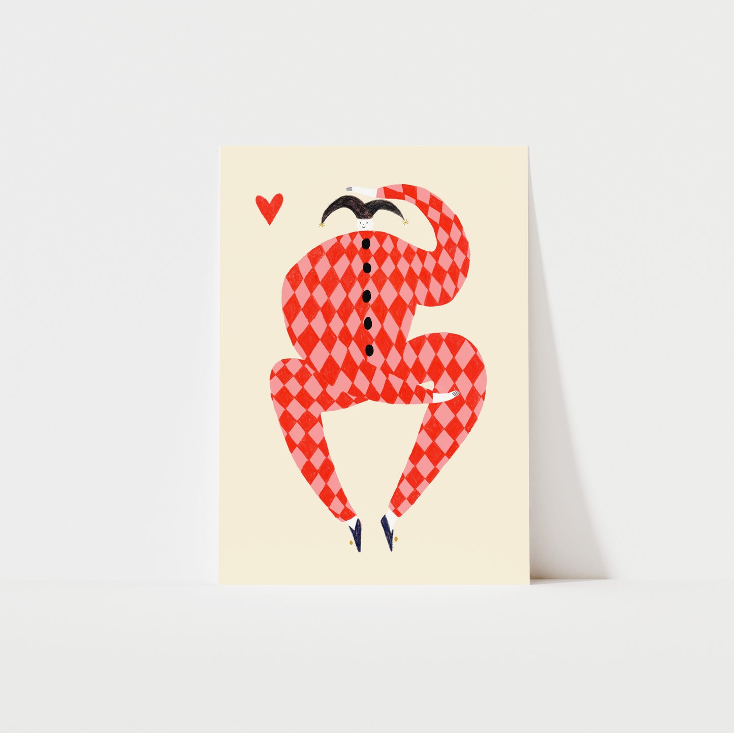 Harlequin Art Print image 0