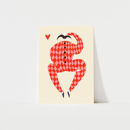 Harlequin Art Print image 0