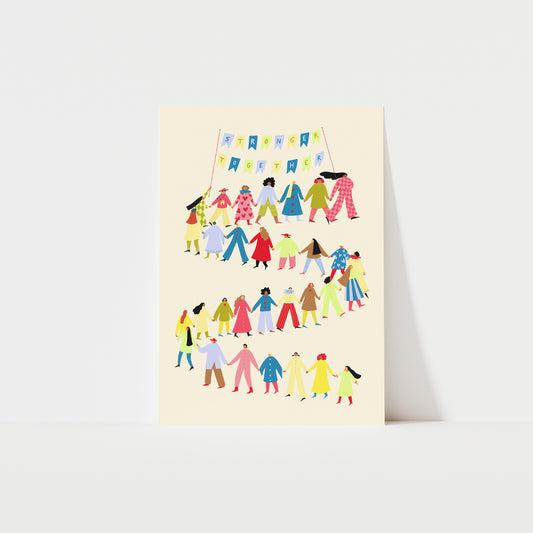 Stronger Together Art Print image 0