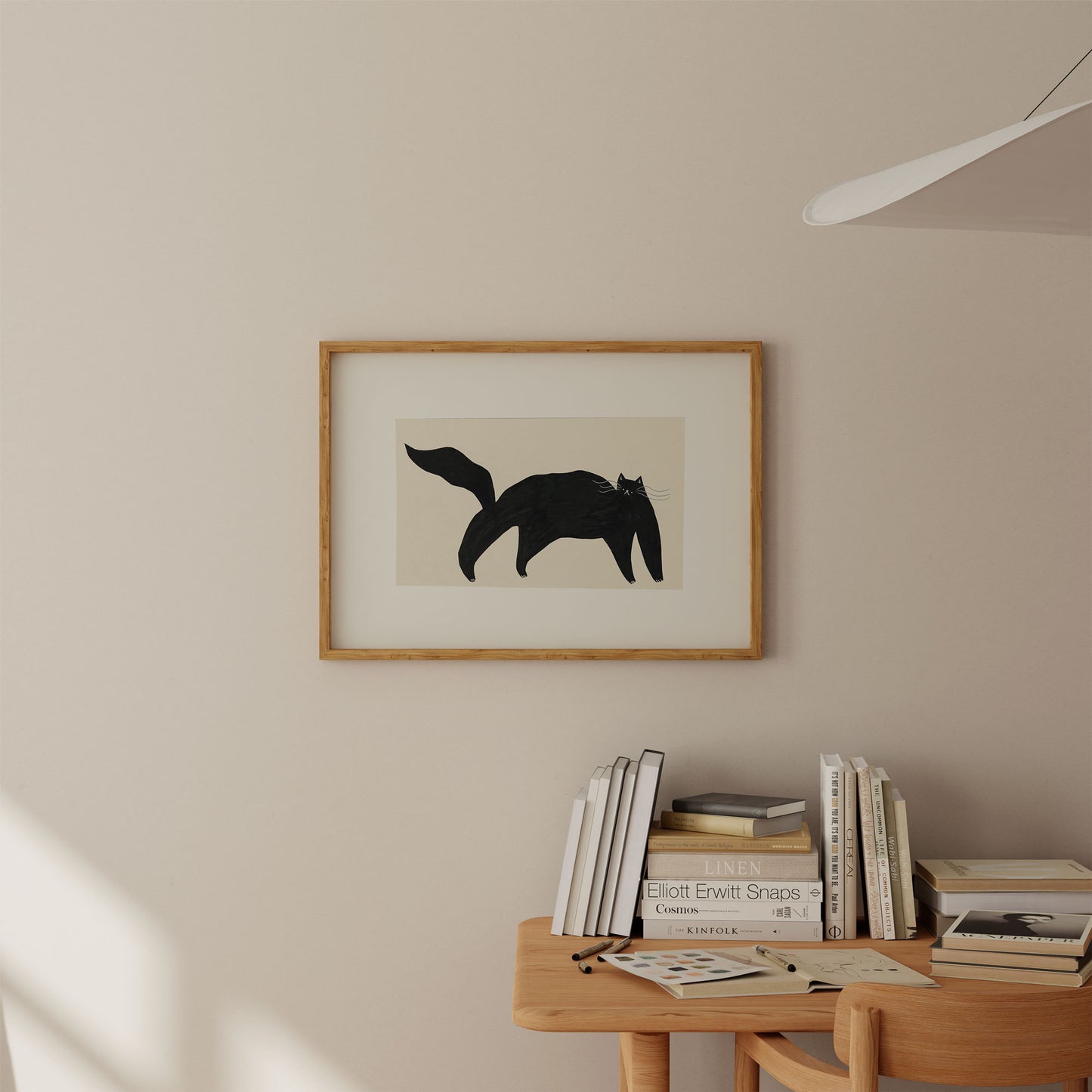 Black Cat Art Print image 1