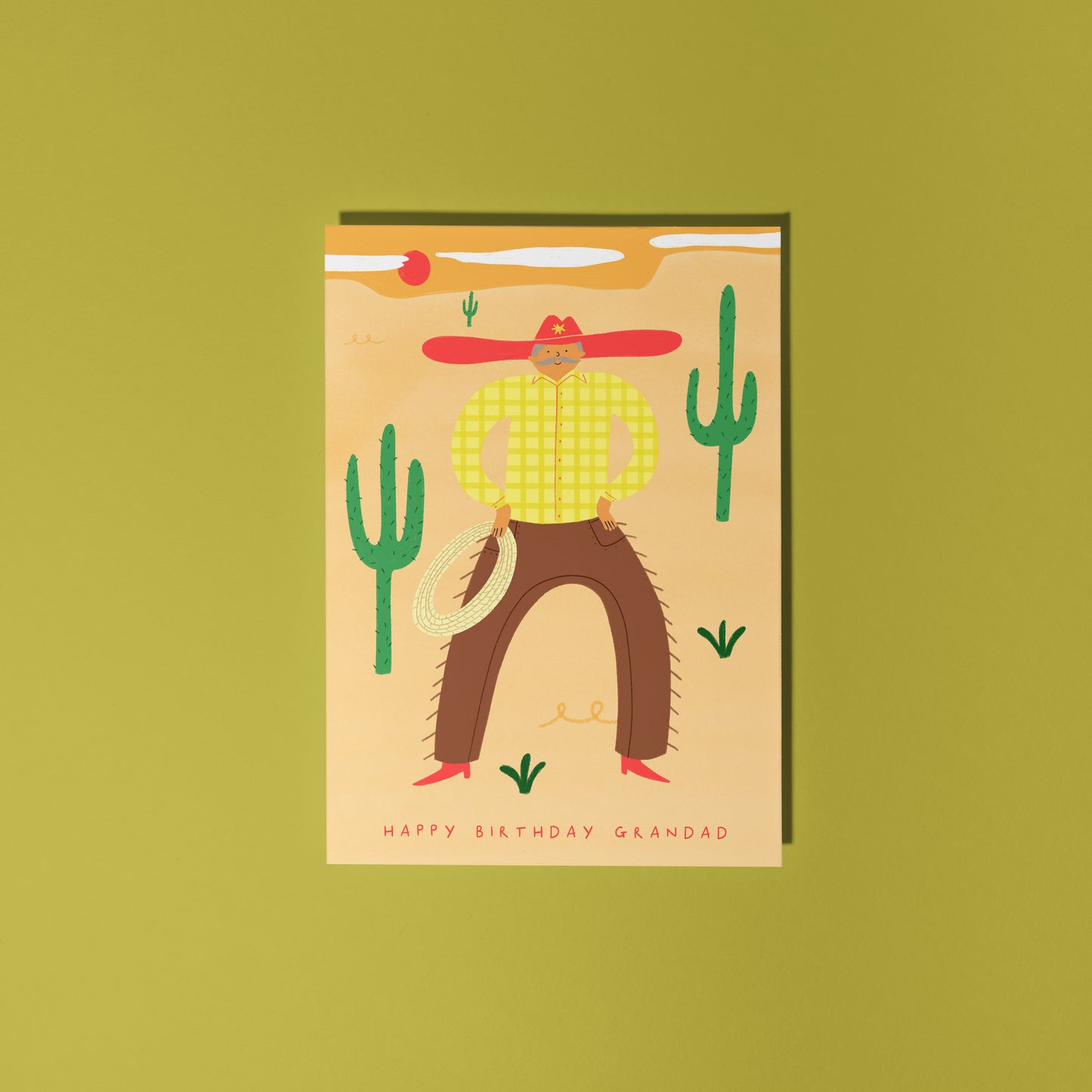 Cowboy Grandad Birthday Card image 0