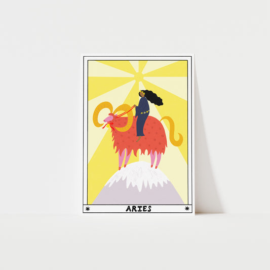 Tarot Aries Art Print image 0