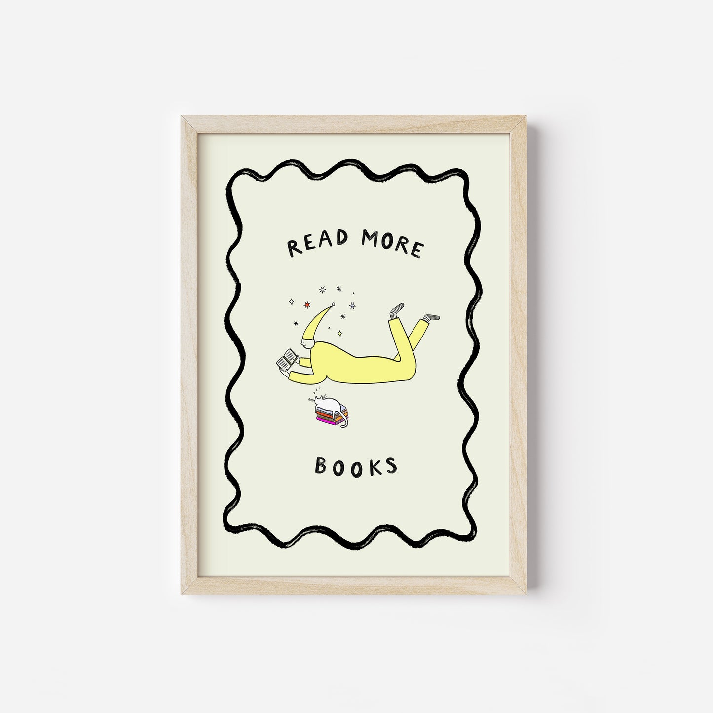 Read More Books Art Print image 5