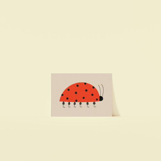Ladybird Postcard Print image 0