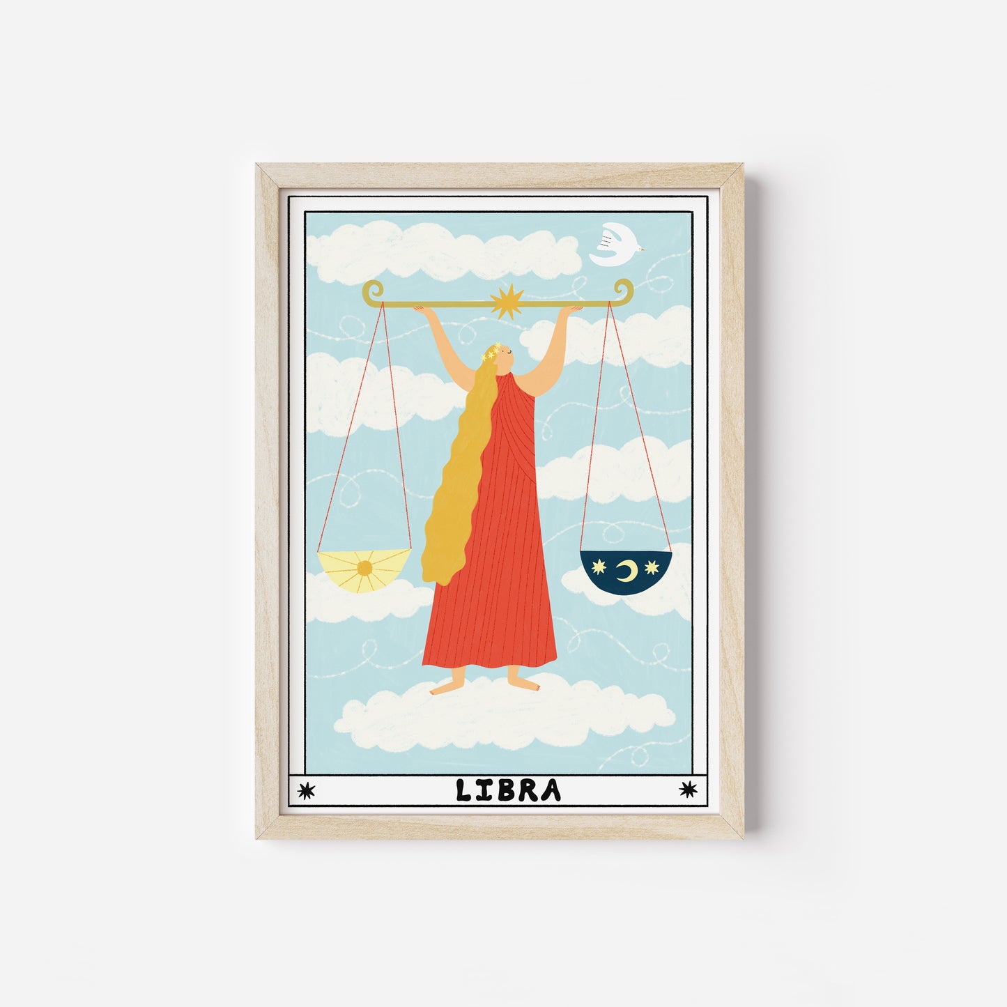 Tarot Libra Art Print image 3