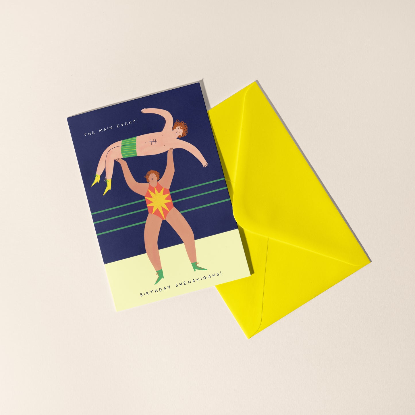 Wrestling Birthday Card image 1