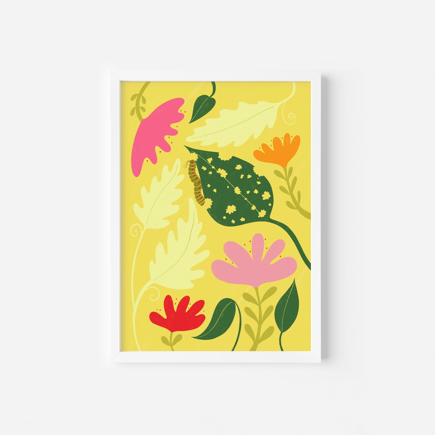 Chunky Caterpillar Art Print image 1