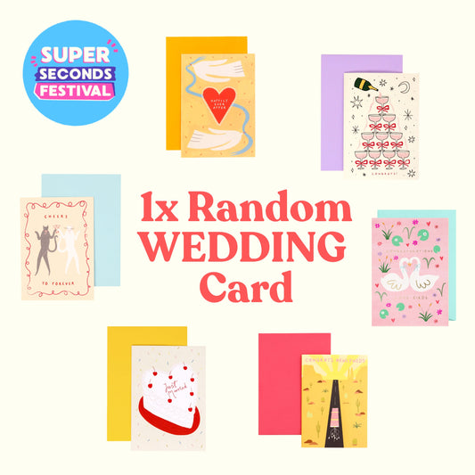 x1 Random Wedding Card