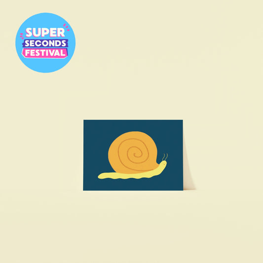 Snail Postcard Print