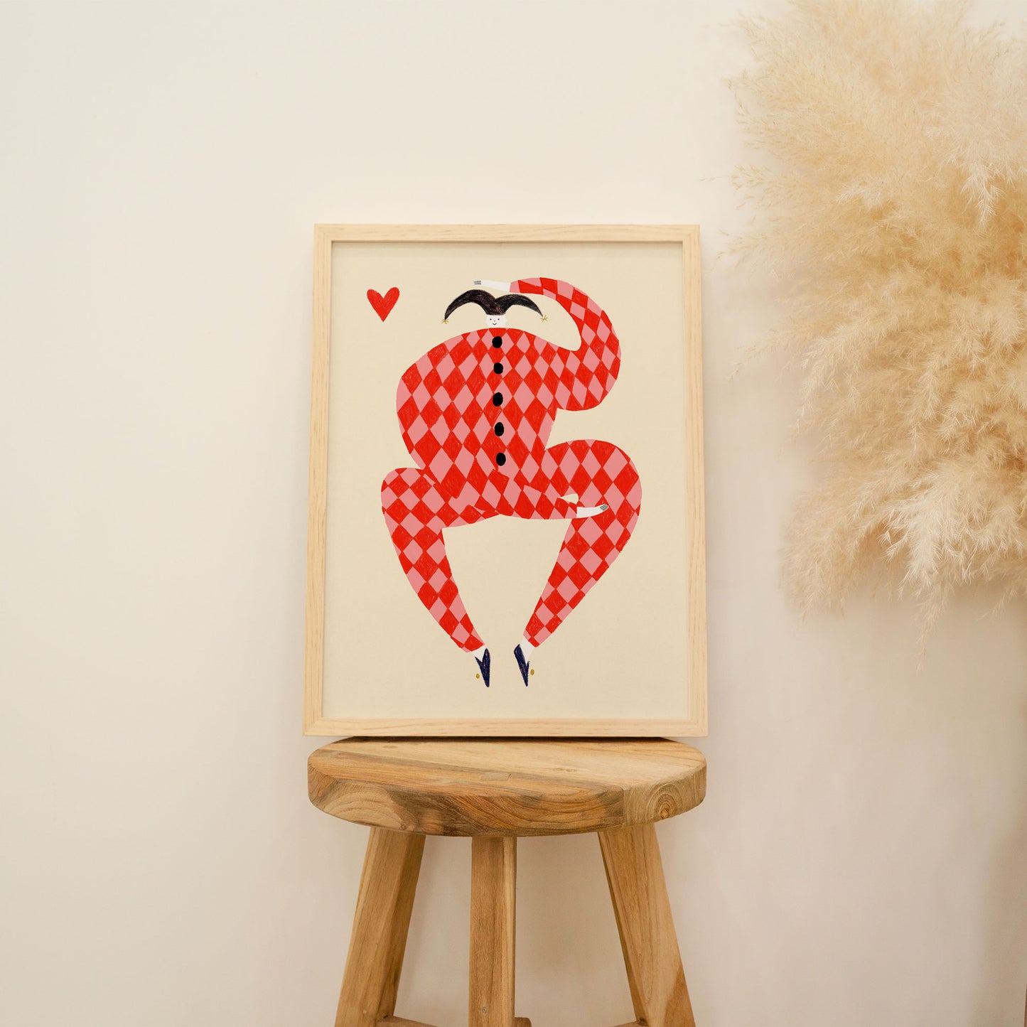 Harlequin Art Print image 1